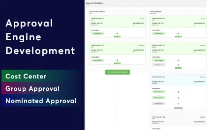 This image showcases our Case Study - Approval engine