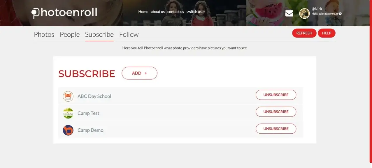 This image showcases our portfolio project, specifically the Subscribe and Unsubscribe Guide.