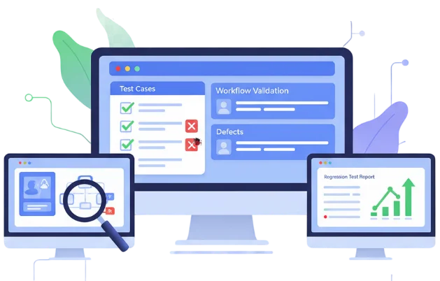 This image shows Functional Testing to verify software functions as designed and meets user requirements