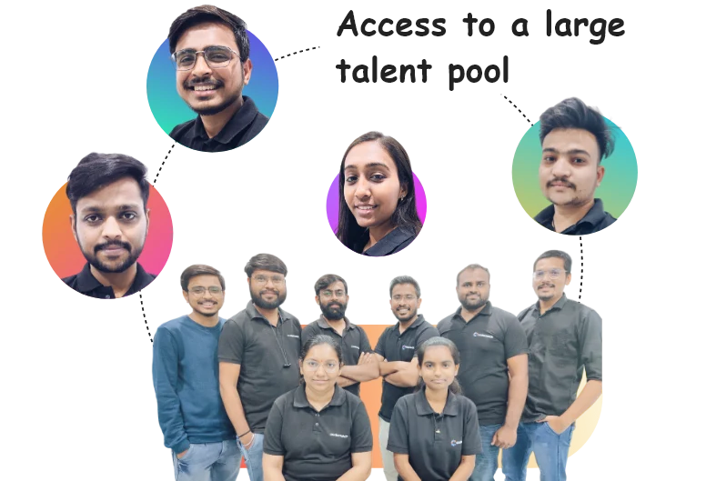 This image showcases our skilled and collaborative development team.