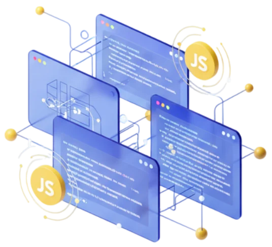 JavaScript is used because it is a versatile programming language that enables interactive and dynamic web content, supported by all major web browsers.