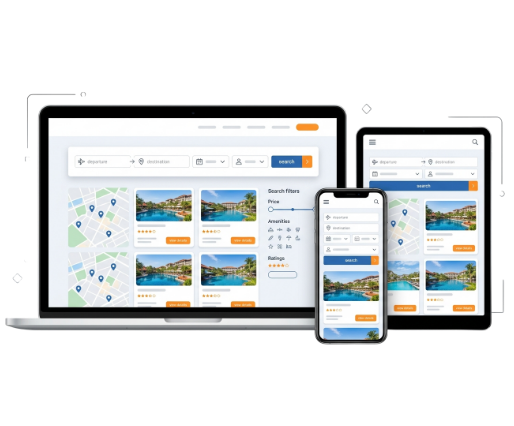 travel web development company